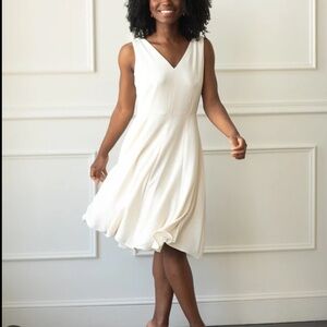 Gal Meets Glam Kendra Cream Dress